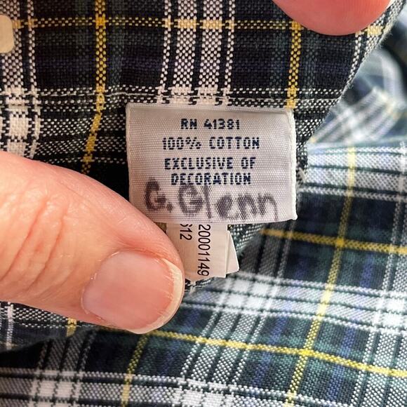 Ralph Lauren Men's Green Plaid Button Down Shirt Size XXL - Picture 7 of 8